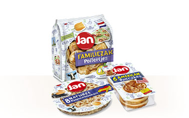 packaging Jan crepes pancakes