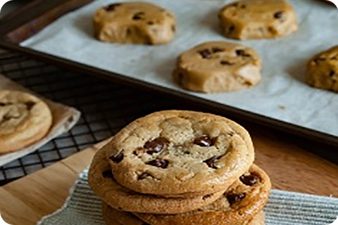 Cookies à cuire et cookies prêts à consommer